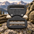 AustriAlpin COBRA PRO STYLE Bältesspänne 38mm XL Aluminium Quick Release Svart