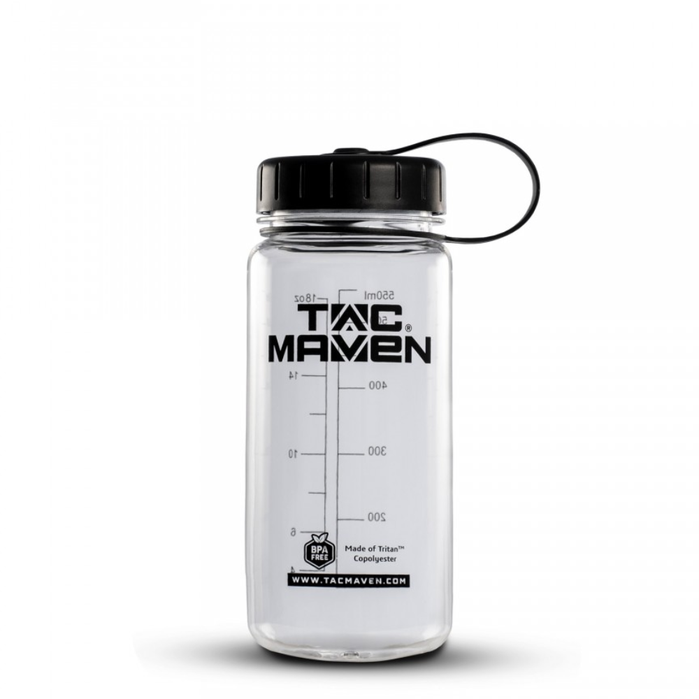 Pentagon Norman Tritan Vattenflaska 550ml Återanvändbar Camping Transparent