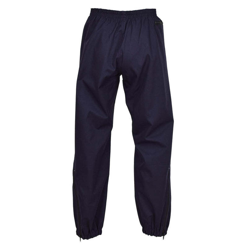 Äkta holländska armé regnbyxor gore-tex vattentät utomhus våt väderbyxor