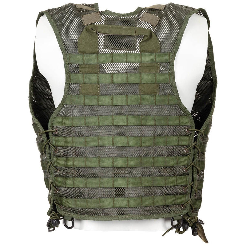 Original Dutch Military Vest Endast Green Tactical Combat Equipment Molle System
