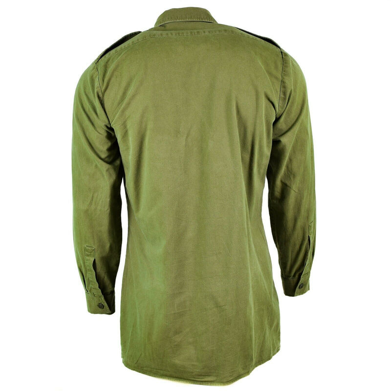 Original British Army Shirt O.D Grön militärtjänst långärmad BDU BDU