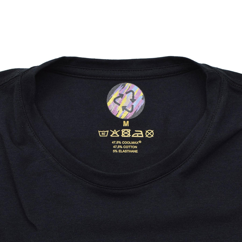 Original Nederländerna Military Black Tactical T-shirts Coolmax Quick Torking Ny