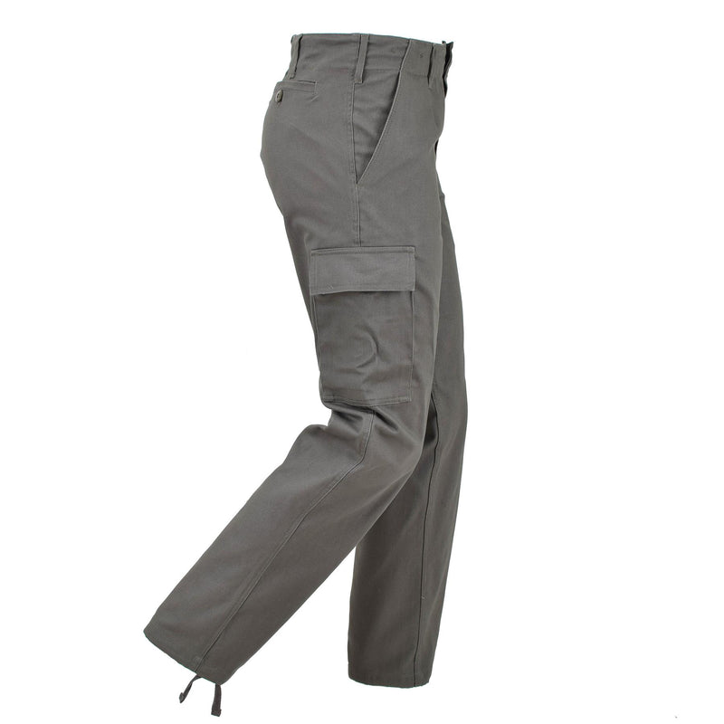 Tysk militär Molskin Style Pants Olive Combat Uniform Byxor Replika Ny