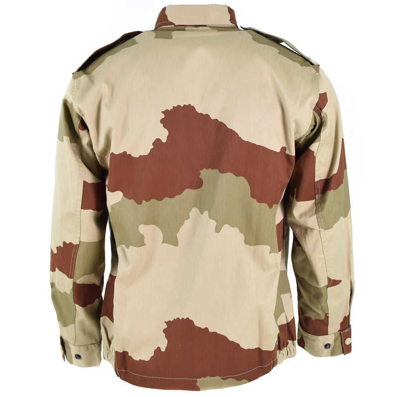 Äkta French Army F2 Jacket Desert Camouflage France Militäröverskottsfrågan