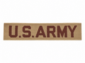 Original U.S. Military Chest Tape Patch Insignia Collectible Army Surplus Khaki