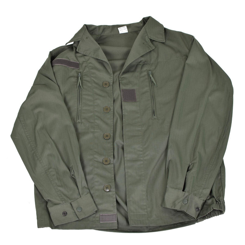 Äkta franska armé F2 Combat Jacket Militär fråga överskottsskjorta oliv od ny