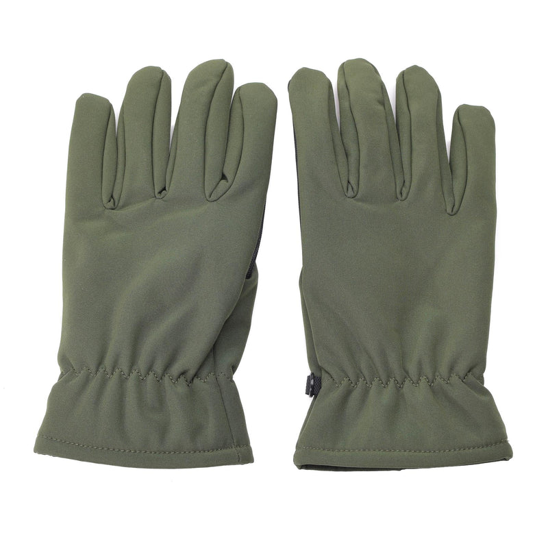 Mil-tec handskar softshell thinsulate ™ foder oliv vinter män od grön militär