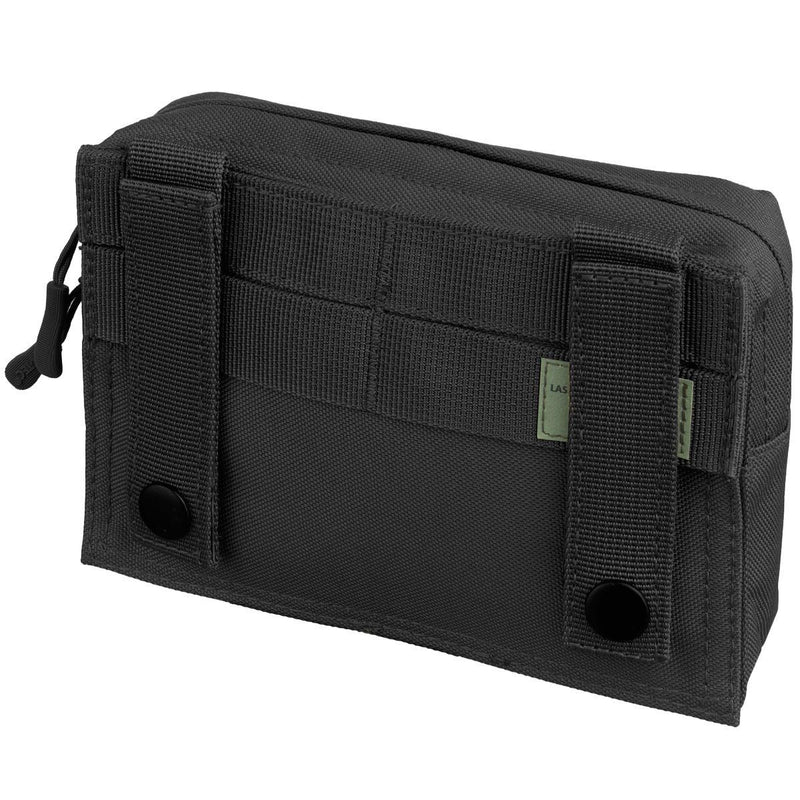 Mil-Tec Tactical Utility Laser Cut Belt Pouch Molle Type Black Webbing Bag liten