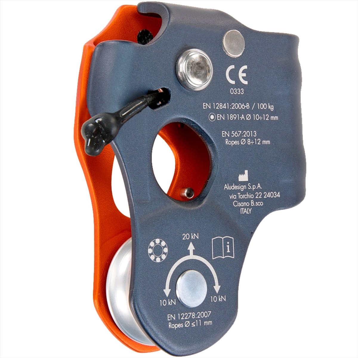 Klättringsteknik Cric Progress Capture Puls Aluminium Rostfritt stål Orange