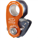 Klätterteknik ROLLNLOCK Remskiva Device Rope Clamp 3 i 1 Device Orange