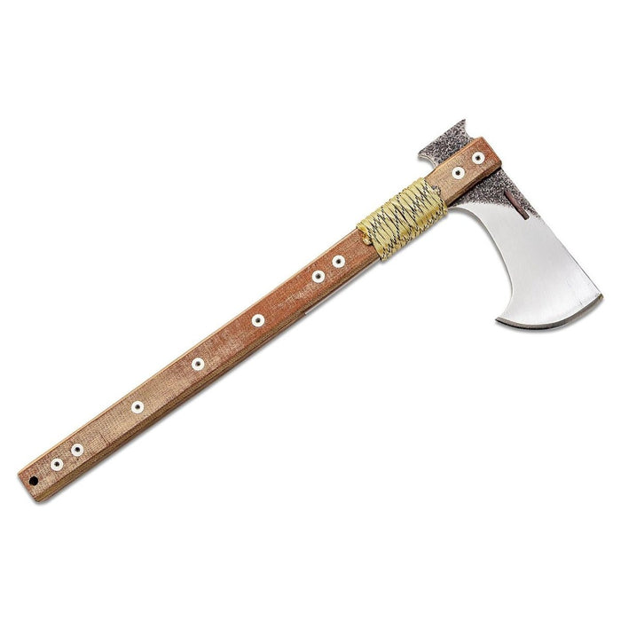 Condor Hawk Axe taktisk yxa med kolstålblad och trähandtag för utomhusbruk inom bushcraft och camping.