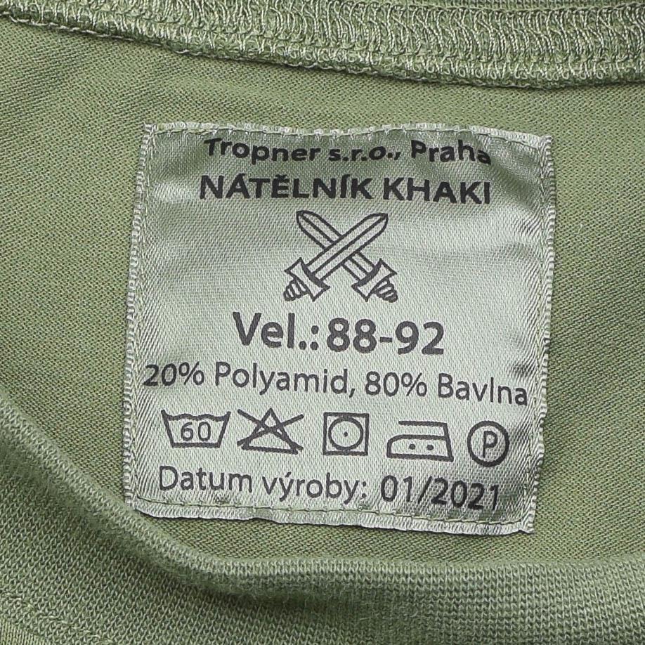 Tjeckisk militär skjorta långärmad olivunderkläder 2: a lager vandring uniform ny