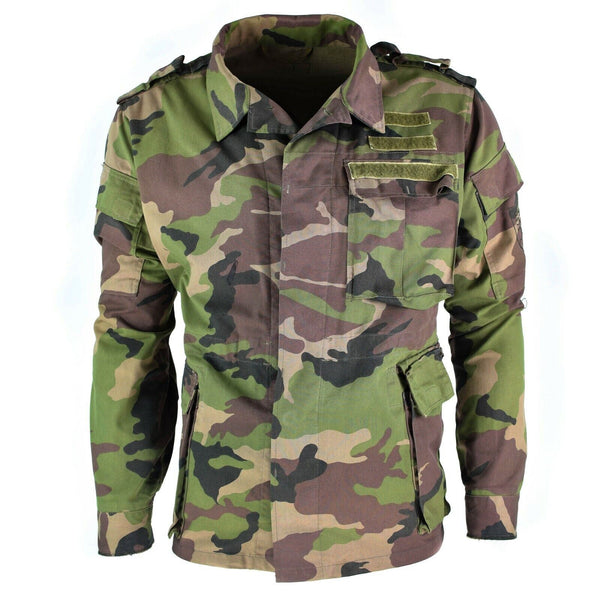 Original vintage Slovakisk arméfältjacka M97 Slovakia Militär strid BDU