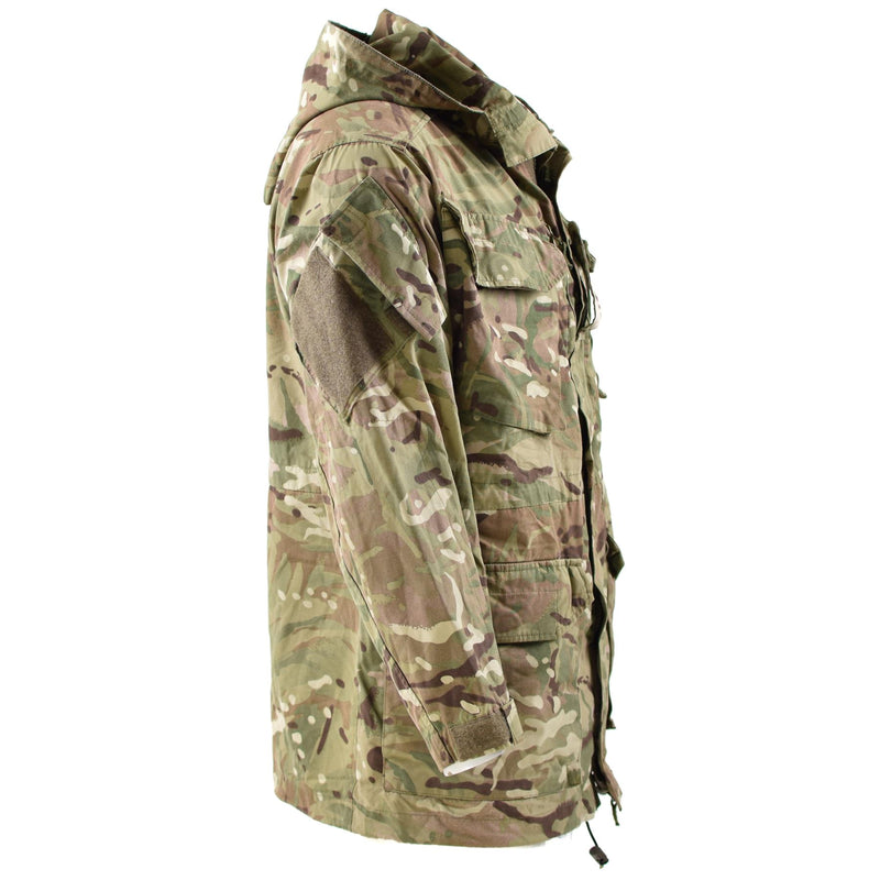 Äkta brittiska arméns militära strid mtp jacka parka smock vindtät huva