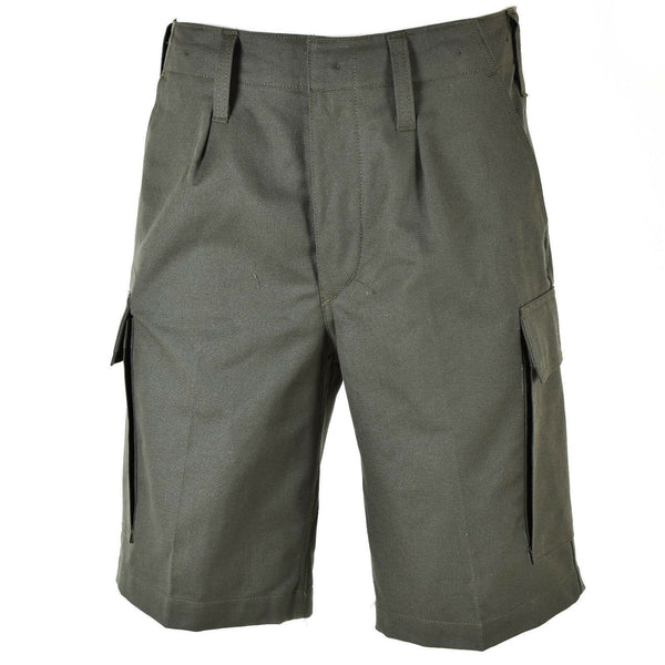 Äkta tyska arméutgåva Molskin Shorts od hållbar lastmens sommar oliv ny