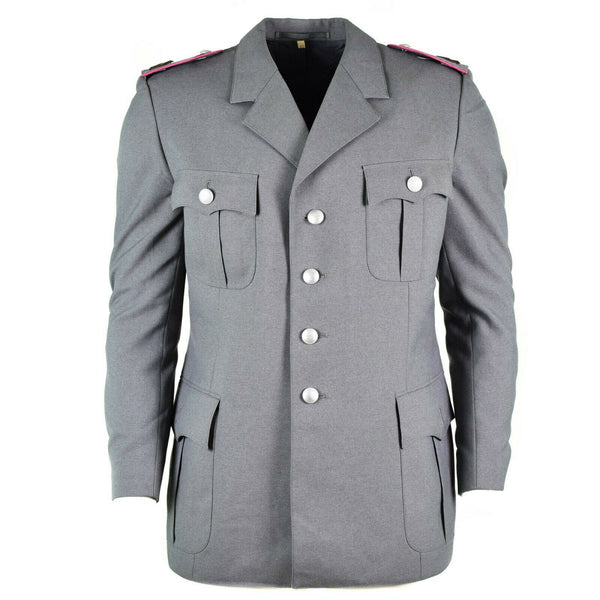 Äkta tysk arméklänning jacka grå formell uniform ny