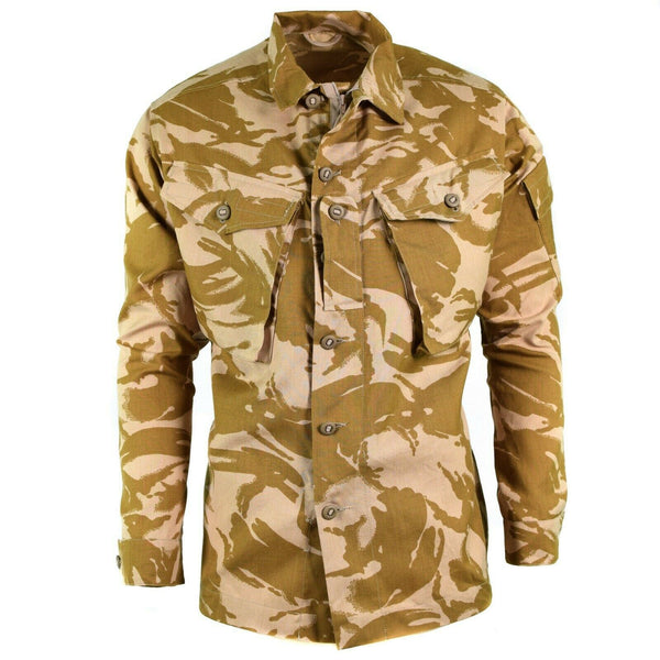 Original British Army Military Combat Desert Camo Jacket Fire Resistant Shirts