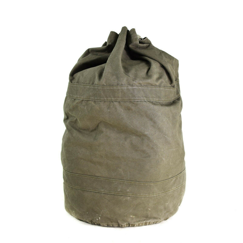 Äkta tyska arméhavsäcken Duffel Bag W axelremmar Stora W Lock Ryggsäck
