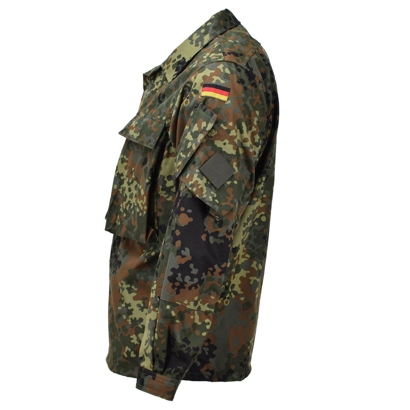 Leo Kohler Military Combat Flecktarn Camo Tactical Shirts Army Forces Troops