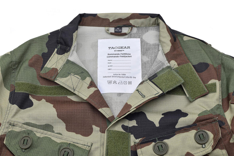 Tacgear Brand French Military Style Commando Jacket Field Cce Tactical Shirts