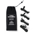 TAC MAVEN Tältpresenning Guyline Set 7 Core Polyester Tensioners Svart