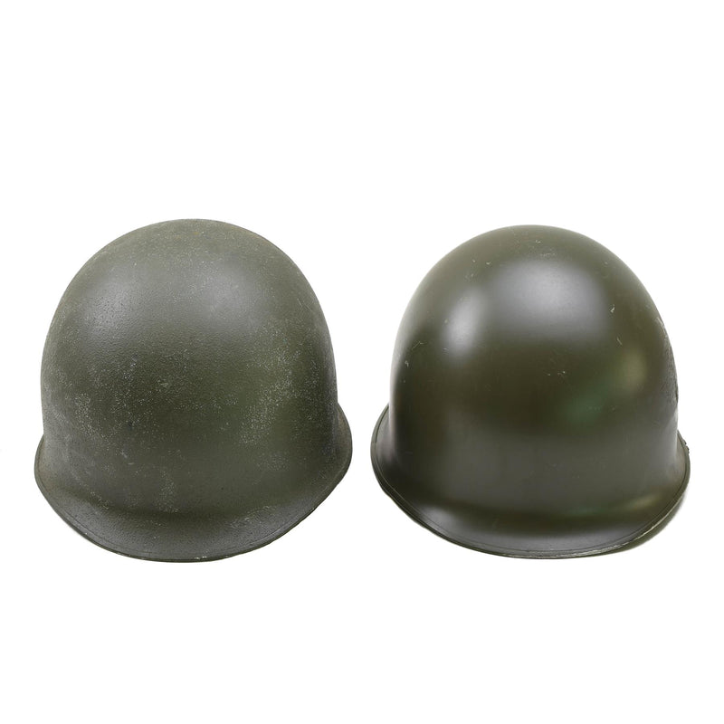 Original militär belgisk stålhjälm M51 Taktisk stridsarmé Inner PVC Olive