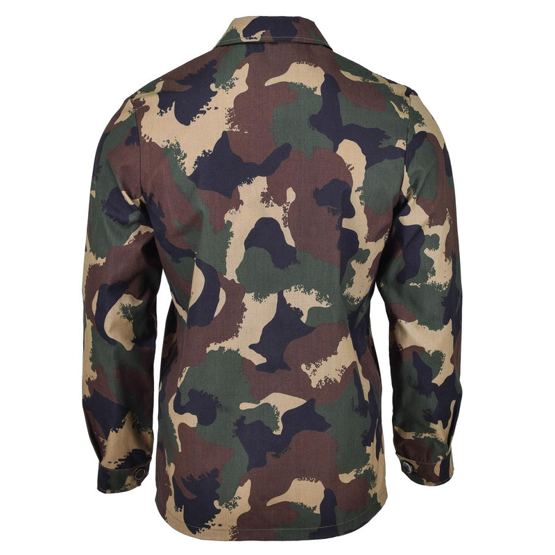 Original ungerska armé stridsfältblus camo skjorta militäröverskott nytt