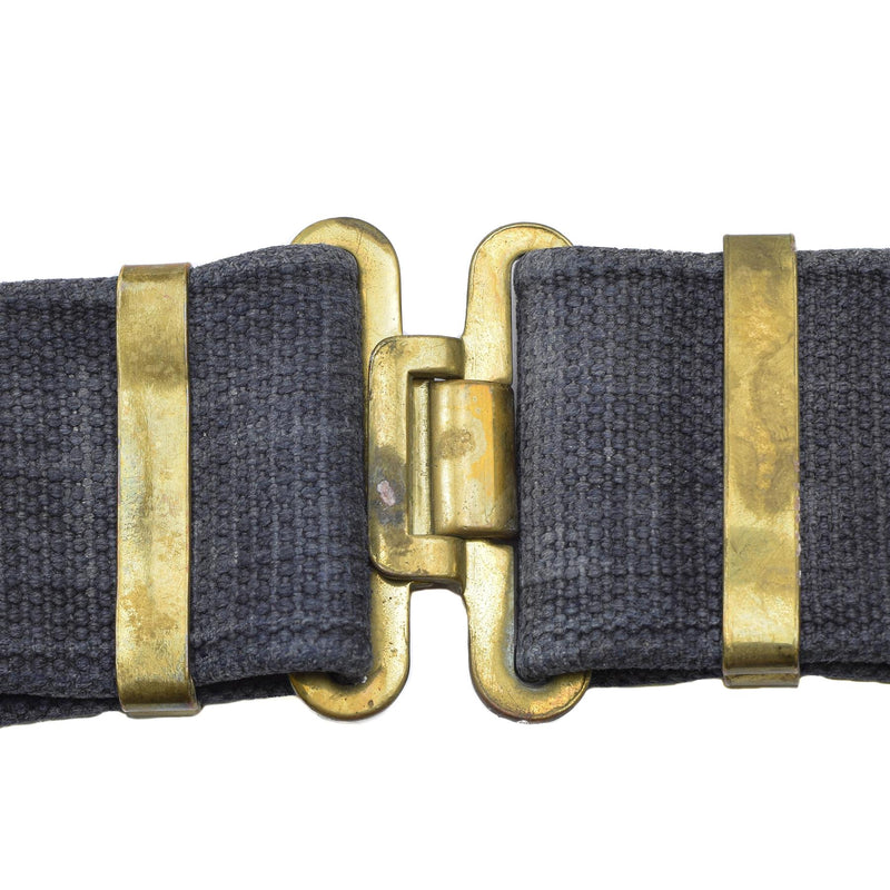 Original British Military Webbing Tactical Belt Troops Combat Quick Release Blue