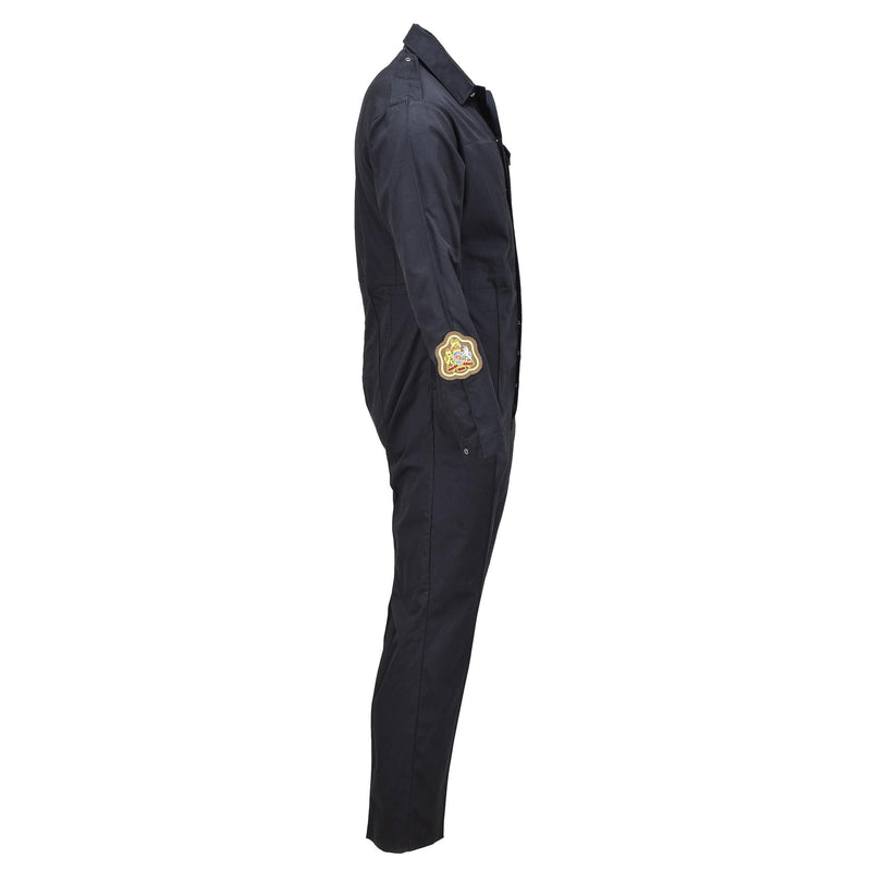 Original British Military Mechanic Coverall Workwear Uniform Work Jumpsuit Black