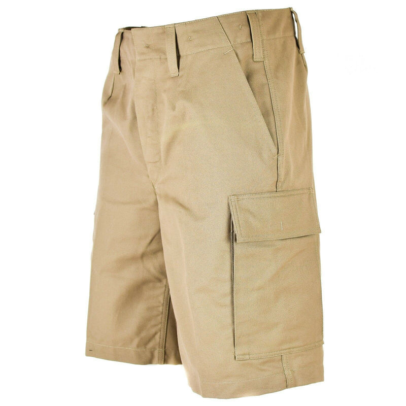 Äkta tyska arméfrågor Molskin Shorts Hållbar last Summer Khaki Beige New