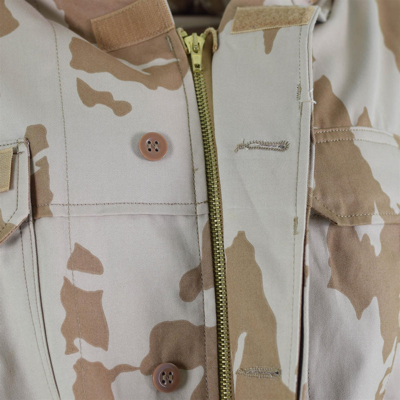 Original tjeckisk armé parka vindtät jacka bdu öken camo militäröverskott nytt