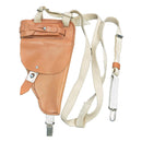 Original Östtysk Militär M74 Shoulder Pistol Holster NVA Läder Brun