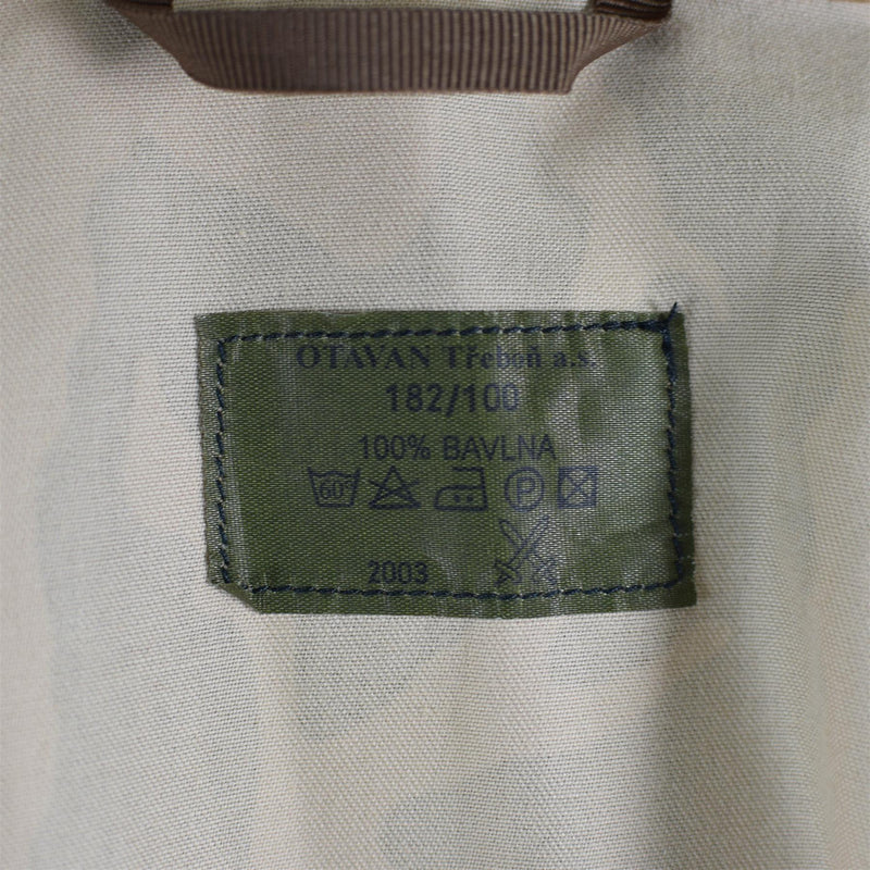 Original tjeckisk armé parka vindtät jacka bdu öken camo militäröverskott nytt