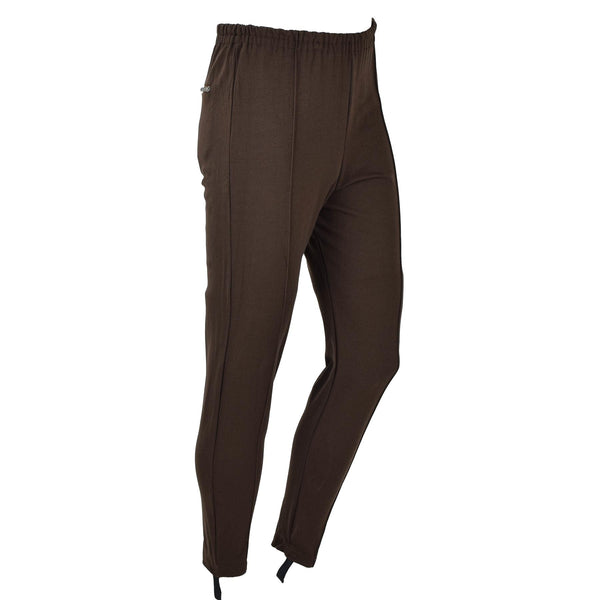 Original tyska militär NVA Brown Sweatpants Sports Stigrup Training Byxor