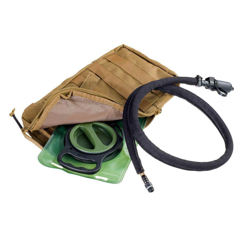 A.Blochl TF2 Hydration Pack Trekking Water Bag 1.5Liters Coyote Molle Type Attachment