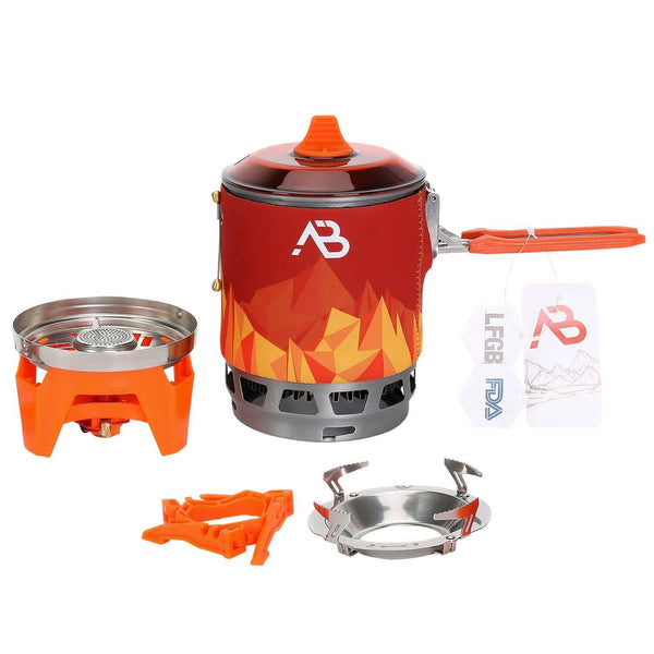 A.Blochl AB-3 utomhus spis System Set Lightweight Trekking Handing Kitchen Nytt