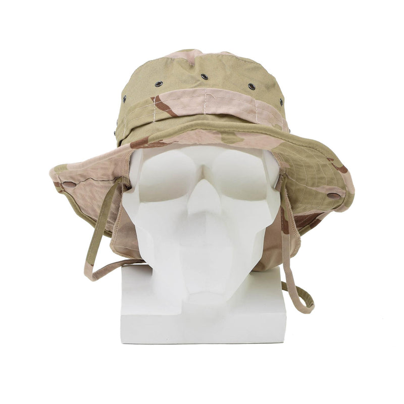 Original Dutch Military Boonie Hat DPM Desert Camo Wide Brim Summer Hat Ny