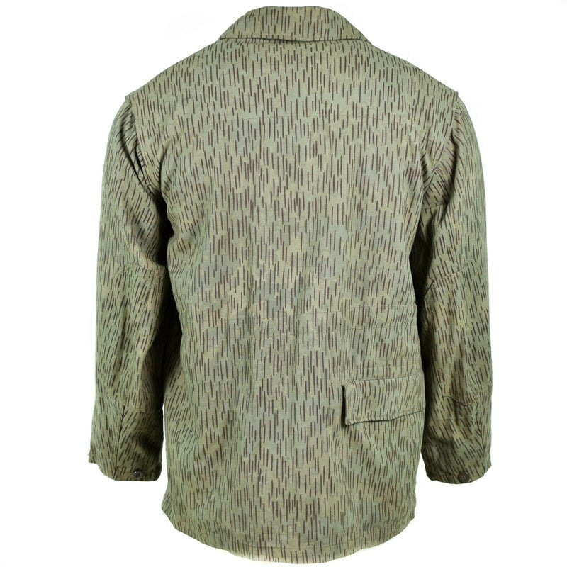 Original tjeckiska arméns militära strid M60 Field Jacka Parka Rain Drop Camouflage