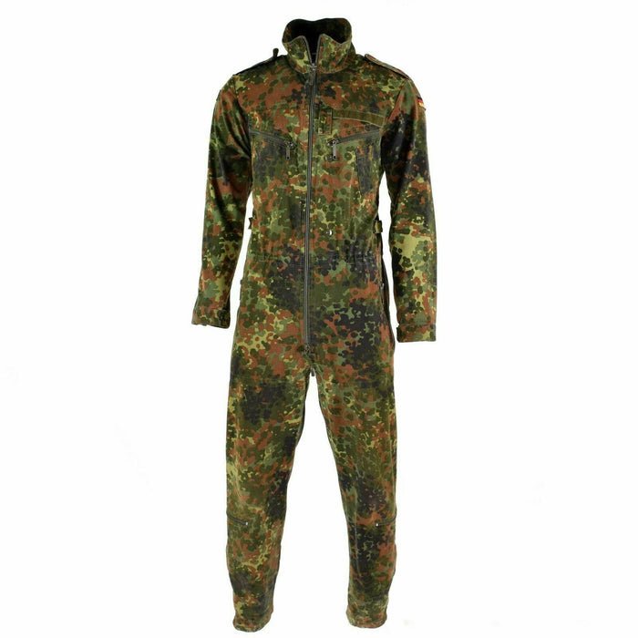Original tysk armé flecktarn camo overall dräkt combat tanker overall jumpsuit - GoMilitar