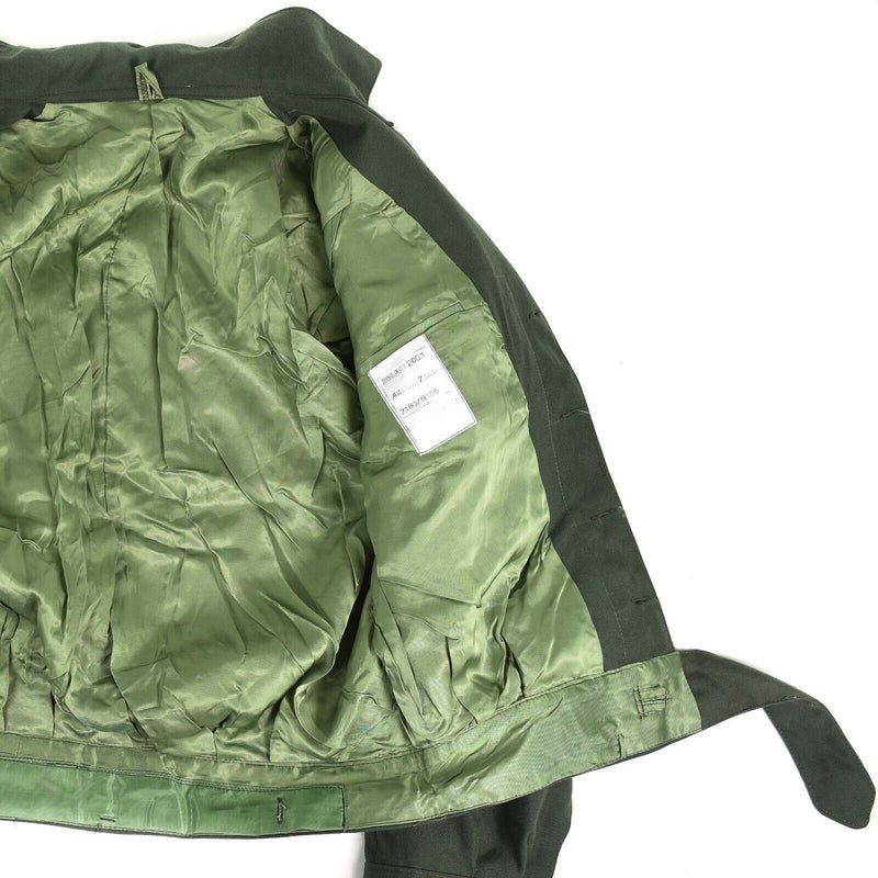 Original Greek Army Field Ike Jacket Gabardine Wool Blaze Grekland Militär Ny