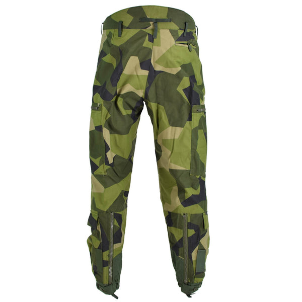 Original Swedish Thermal Tanker Pants M90 Splinter Camouflage BDU byxor nya