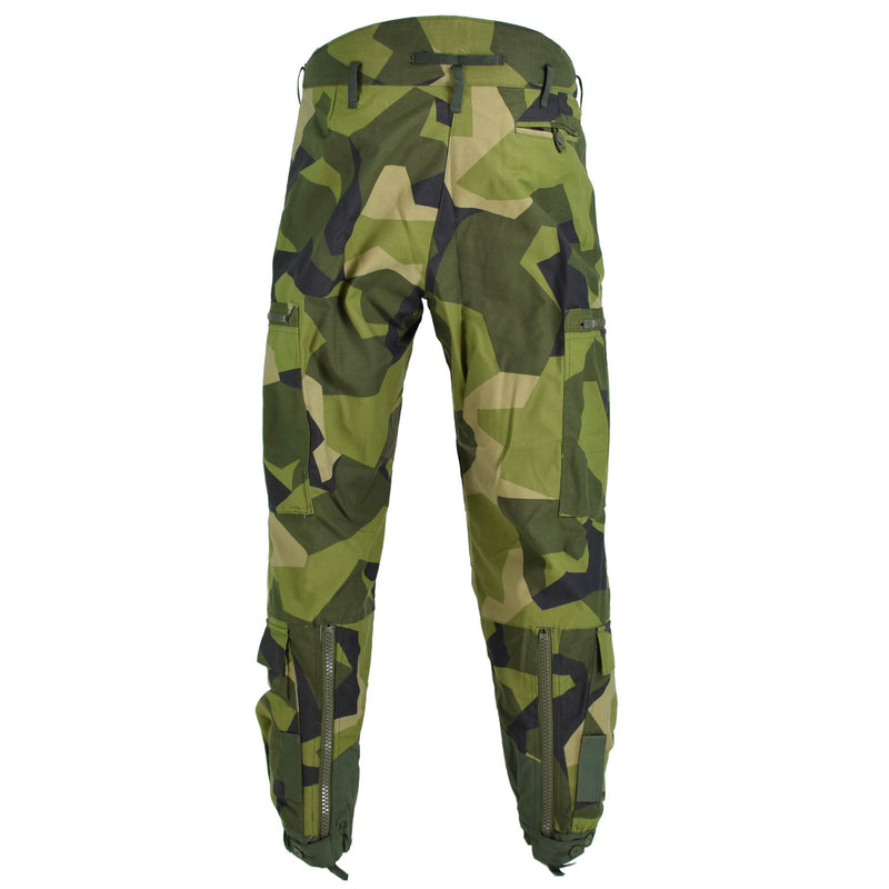 Original Swedish Thermal Tanker Pants M90 Splinter Camouflage BDU byxor nya