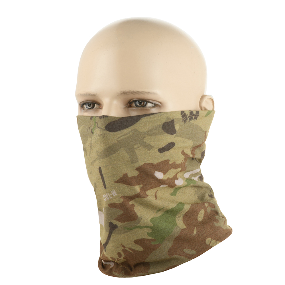M-TAC Tactical Neck Damask Lättvikts Jersey Stickad Face Cover Camouflage