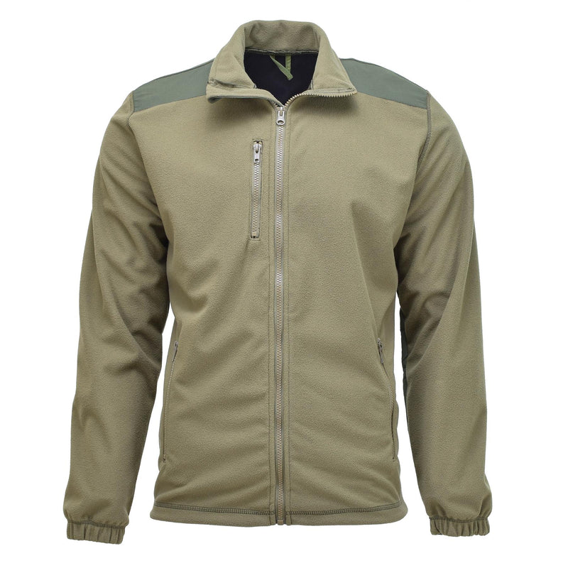 Original belgisk militär tröja fleece vindstoppare softshell vandring jacka ny