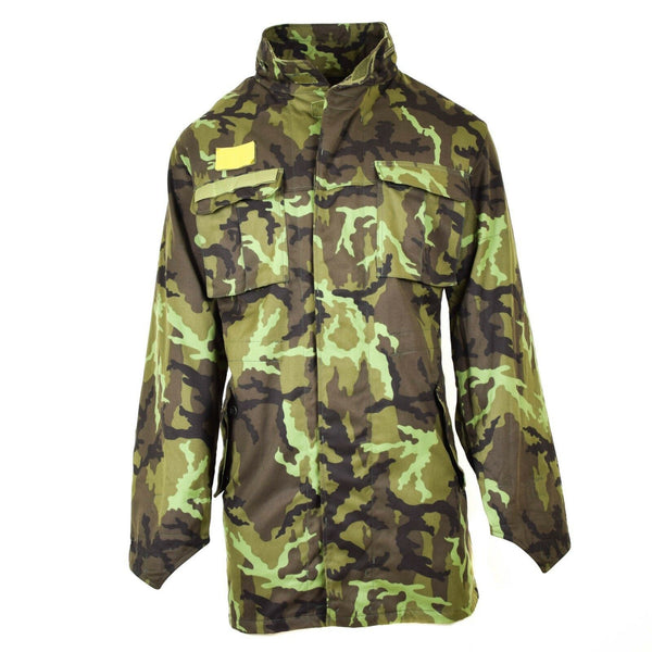 Original tjeckisk armé militär strid CZ 95 Camo Field Jacka Parka Ny