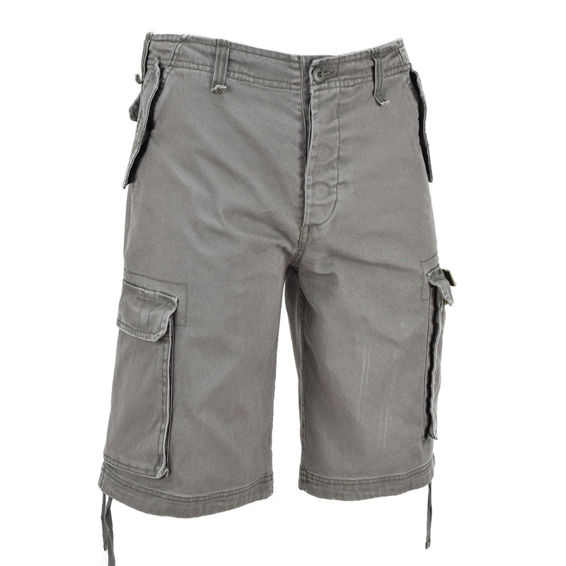 Mil-Tec Brand Military Style Olive Prewashed Molskin Paratrooper last Shorts