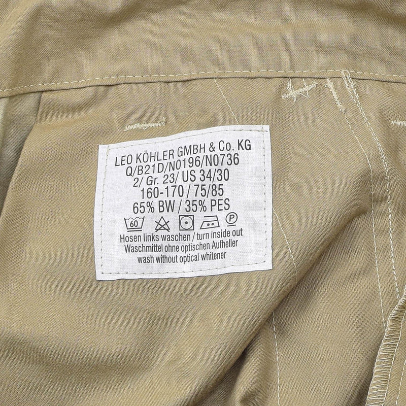 Leo Kohler Commando Tactical Field Pants Tropentarn Camo Special Forces Byxor