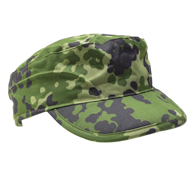 Original danska militära trupper Field Cap Folding Ear Flap M84 Lätt ny