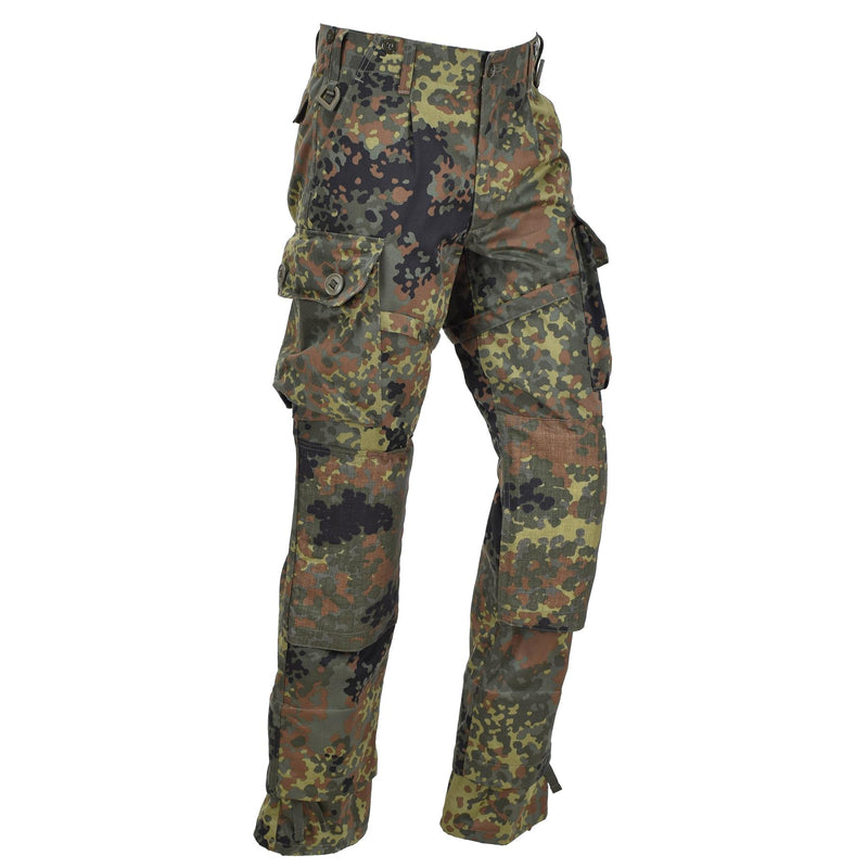 Leo Kohler robusta stridsbyxor ACU förstärkte taktisk lastbyxor Flecktarn