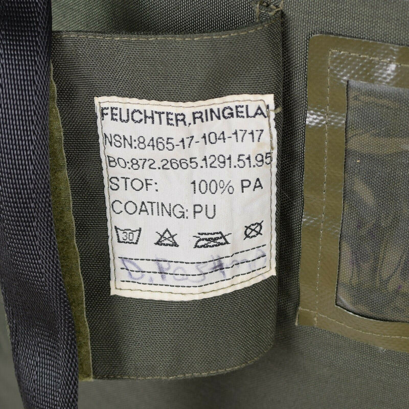 Äkta holländska armé oliv sovsäck bärspåse påpaket duffel säck